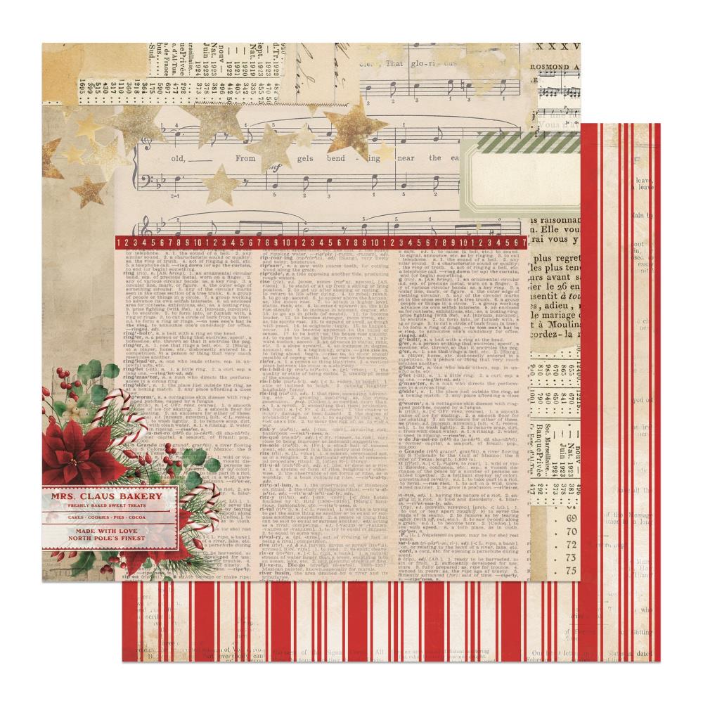Photo Play - Christmas Junque Paper - Mrs. Claus Bakery