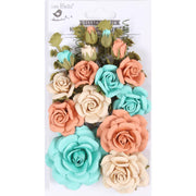 Little Birdie Annis Paper Flowers 21/Pkg - Sun & Rain