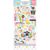 Echo Park - Craft Room Chipboard Accent Stickers