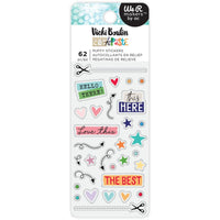 Vicki Boutin - Cut & Paste Puffy Stickers 62/Pkg