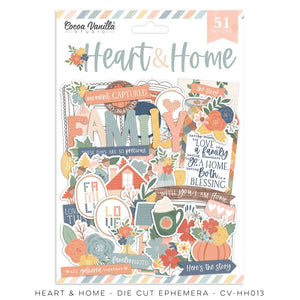 Cocoa Vanilla - Heart & Home Collection - Die Cut Ephemera
