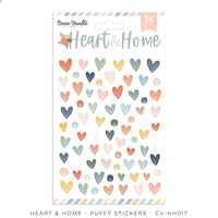 Cocoa Vanilla - Heart & Home Collection - Puffy Stickers