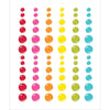 Simple Stories Color Vibe Enamel Dots Embellishments 72/Pkg - Brights