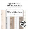 Echo Park - Wood Grains Cool - 6x6 Paper Pad