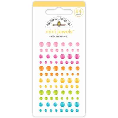 Doodlebug - Bunny Hop Mini Jewels - Easter Asst 84/Pkg