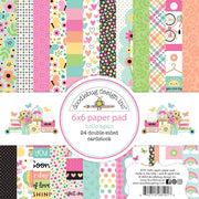 Doodlebug - Hello Again Collection - 6 x 6 Paper Pad