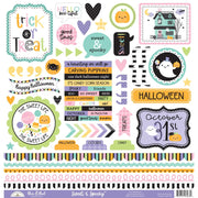Doodlebug - Sweet & Spooky This & That Cardstock Stickers 12"X12"