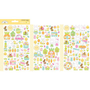 Doodlebug - Bunny Hop Mini Icon Sticker Sheets 3/Pkg