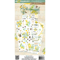 49 And Market - Botanical Buzz Rub-On Transfer Set