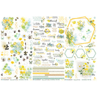 49 And Market - Botanical Buzz Rub-On Transfer Set