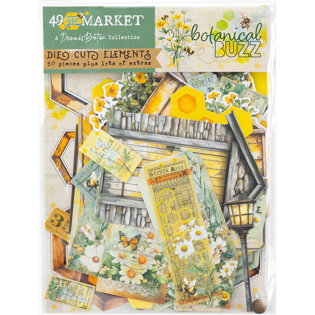 49 And Market - Botanical Buzz Die Cut Elements