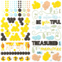 49 And Market - Botanical Buzz Puffy Stickers