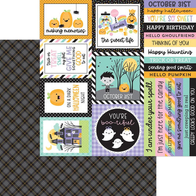 Doodlebug - Sweet & Spooky Double-sided Paper - Hallo-weave