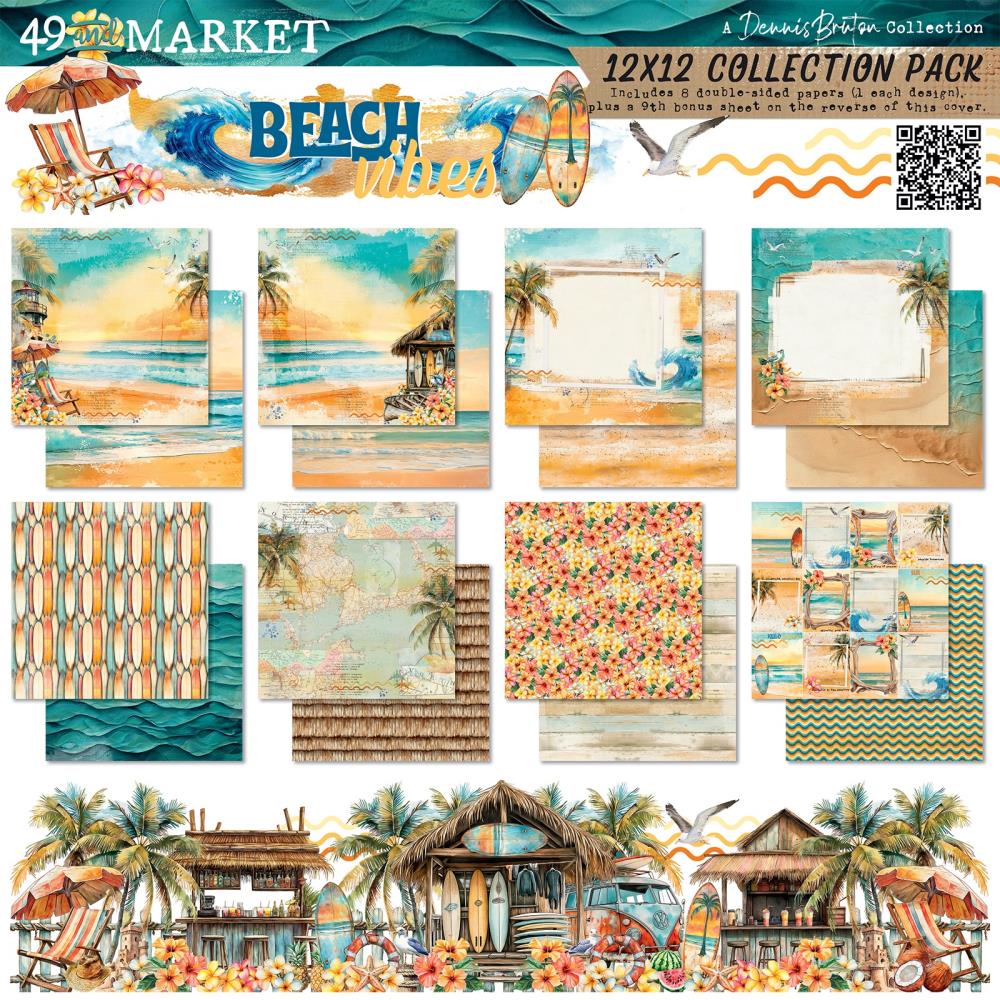 49 and Market - Beach Vibes 12x12 Collection Pack