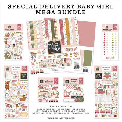 Echo Park - Special Delivery Baby Girl Mega Bundle