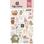 Echo Park - Special Delivery Baby Girl Puffy Stickers