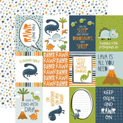 Echo Park - Dino-Mite Paper - 3"X4" Journaling Cards