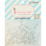 Dress My Craft Water Droplet Embellishments 100/Pkg - 4mm