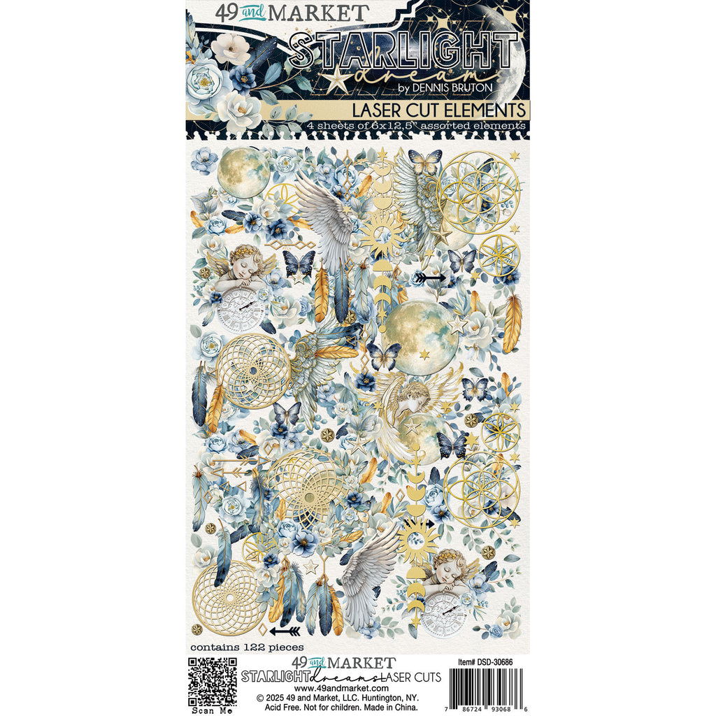 49 and Market - Starlight Dreams Laser Cut Elements 122/Pkg