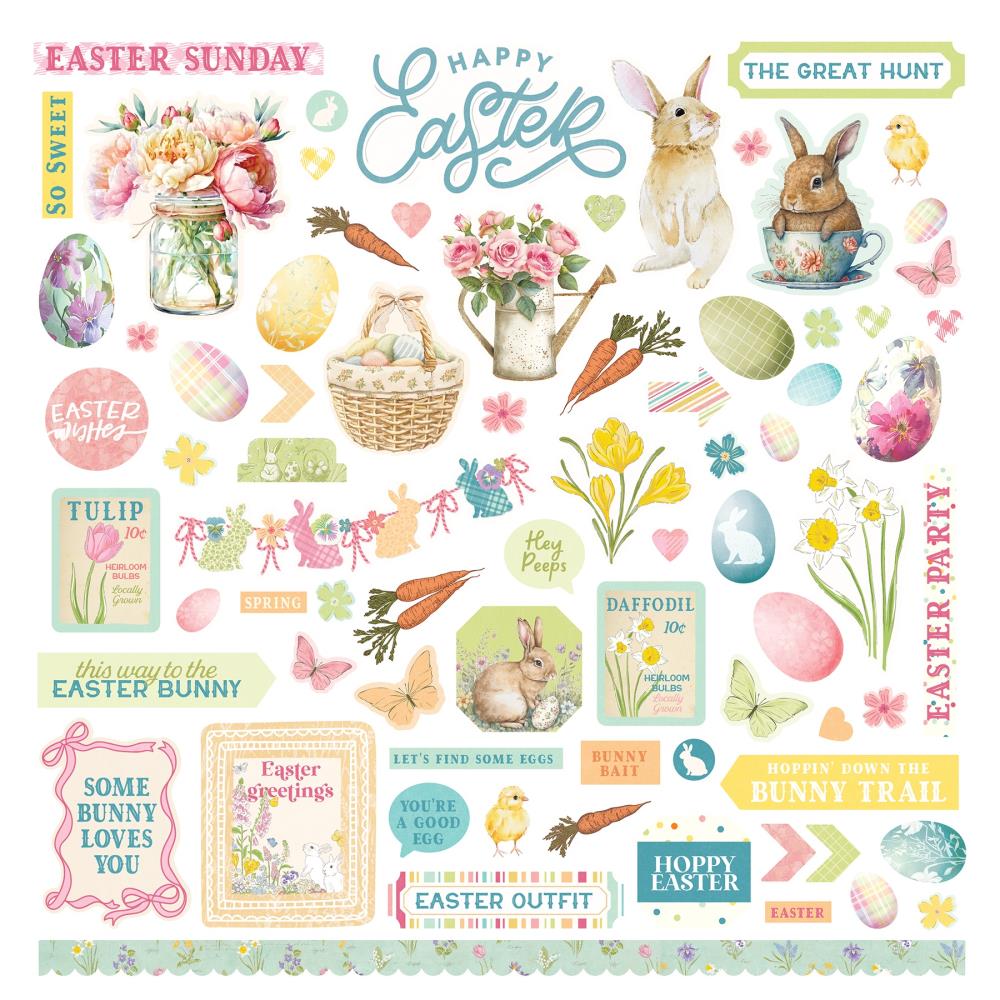 Photo Play - Easter Sunday Cardstock Sticker Sheet 12x12