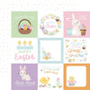 Echo Park - Easter Basket Paper - 4x4 Journaling Cards