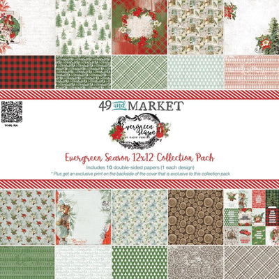 49 and Market - Evergreen Season Collection Pack 12x12