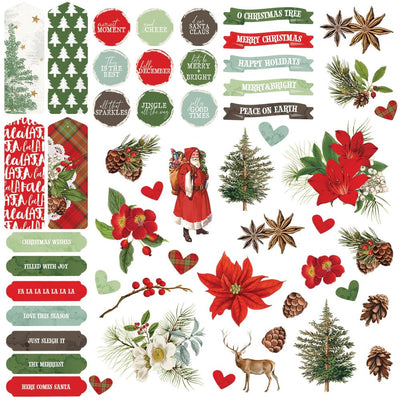 49 and Market - Evergreen Season Chipboard Set