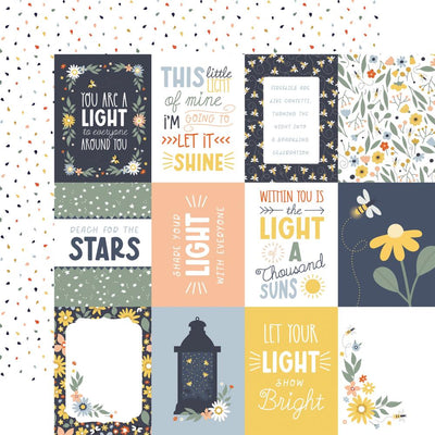 Echo Park - Firefly Paper - 3X4 Journaling Cards
