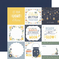 Echo Park - Firefly Paper - 4X4 Journaling Cards