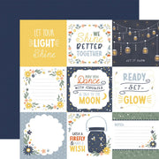 Echo Park - Firefly Paper - 4X4 Journaling Cards