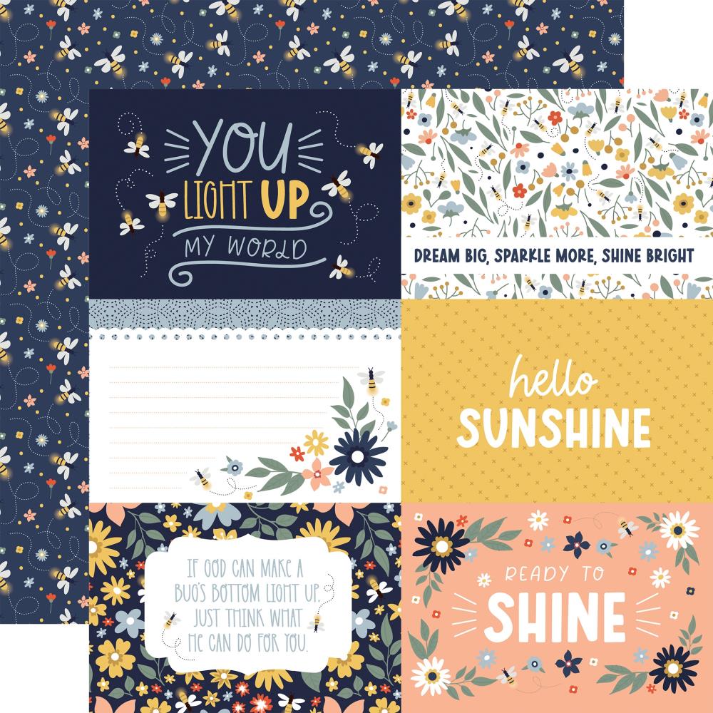 Echo Park - Firefly Paper - 6X4 Journaling Cards