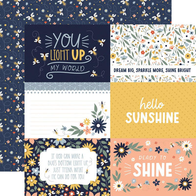 Echo Park - Firefly Paper - 6X4 Journaling Cards