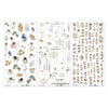 49 and Market - Faded Memory Lane Essential Rub-On Transfer Set 6"X12"
