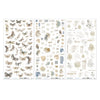 49 and Market - Faded Memory Lane Blendable Rub-On Transfer Set 6"X12"