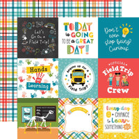 Echo Park - Field Trip Paper - 4x4 Journaling Cards