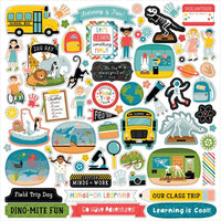 Echo Park - Field Trip 12x12 Cardstock Sticker Sheet