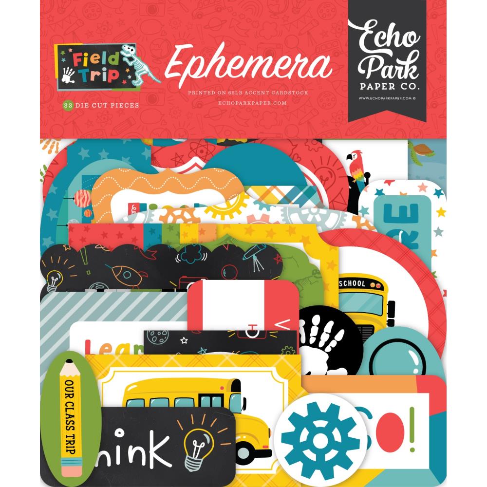Echo Park - Field Trip Ephemera Die Cuts 33/Pkg