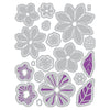 Sizzix Thinlits Stamps & Die Set By Vicki Boutin 51/Pkg - Floral Layers