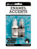 Ranger -Enamel Accents .5oz 2/Pkg - Black & White