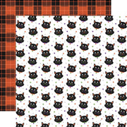 Echo Park - Ghosts & Goblins Paper - Starry Cats