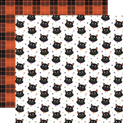 Echo Park - Ghosts & Goblins Paper - Starry Cats