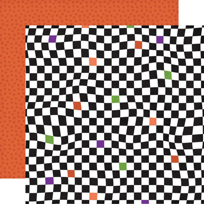 Echo Park - Ghosts & Goblins Paper - October Checkers