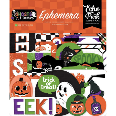 Echo Park - Ghosts & Goblins Ephemera Die Cuts 33/Pkg