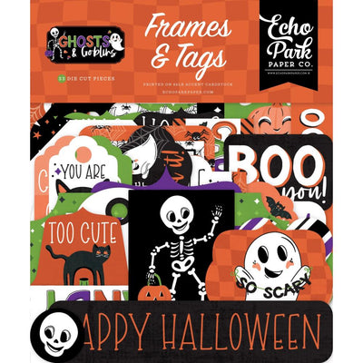 Echo Park - Ghosts & Goblins Frames & Tags Die Cuts 33/Pkg