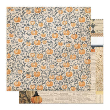Photo Play - Halloween Junque Paper - Pumpkin Patch