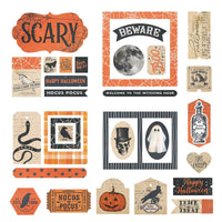 Photo Play - Halloween Junque Cardstock Ephemera 30/Pkg