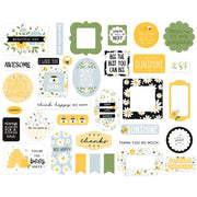 Echo Park - Happy As Can Bee Ephemera Die Cuts 34/Pkg