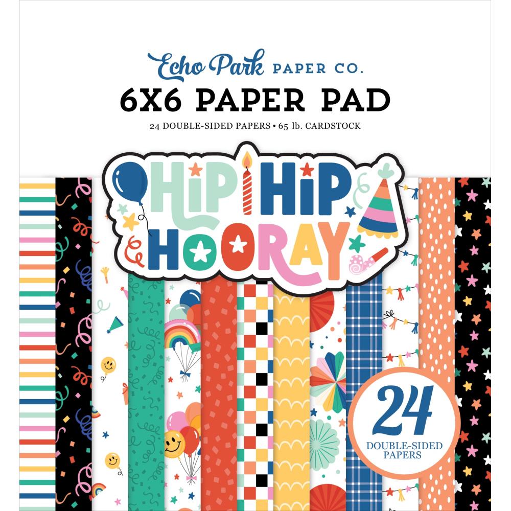 Echo Park - Hip Hip Hooray 6x6 Paper Pad