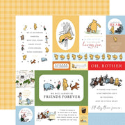 Echo Park - The House At Pooh Corner Paper - Multi Journaling Cards