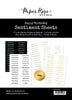 Paper Roses Studio - Happy Birthday A5 10pc Sentiment Sheets - Foil